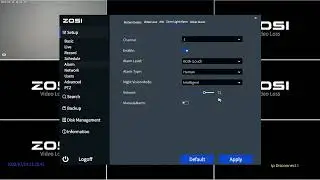 How to Set the Camera's Night Vision Mode in the System