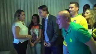 Momento histórico da vitória de Jair Bolsonaro