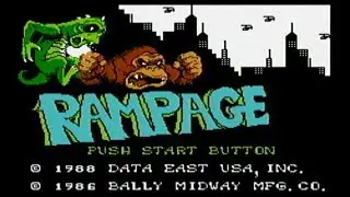 Rampage - NES Gameplay