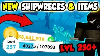 NEW SHIPWRECKS & ITEMS!! LVL 250+!! | - Roblox Fishing Simulator