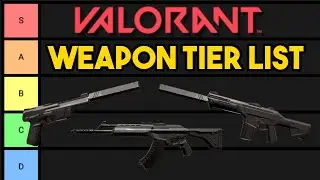 VALORANT | Competitive Weapon Tier List