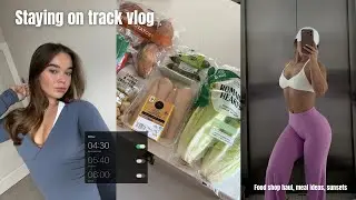 Staying on track together // food shop haul & meal ideas 