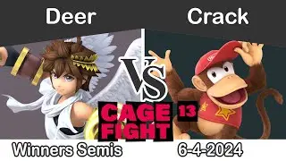 Cage Fight 13 - Deer (Pit) vs Crack (Diddy Kong) WS - SSBU