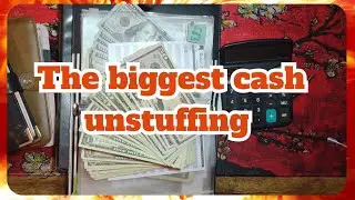 Cash Savings Unstuffing / Completing A Savings Challenge