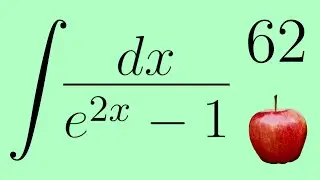 Integration by Partial Fractions, Integral of 1/(e²ˣ-1), Calculus 2