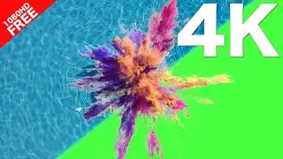 4K Color Dust Green Screen ZzLAB