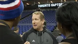 Toronto Raptor's Nick Nurse Straight Talking w/ The Drop at NBA Global Games London 2016