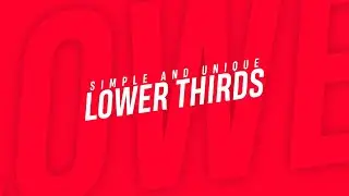 How to make Lower thirds in kinemaster | Simple and unique lower thirds | 2020🔥