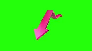 Free HD 3D Arrow Green Screen