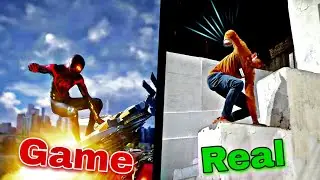 Spider-Man 2 PS5 Stunt in real life 🔥 | spiderman vs venom stunt - rishi soni