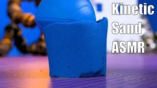 ASMR Kinetic Sand cutting video - relaxing sand cutting and squashing