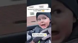German children are simply born with traffic rules. Wait! 😂 #funnykids #laughter