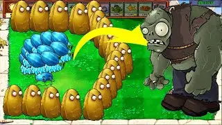 Plants vs Zombies hack - 999 Melon Pult and Tall Nut vs Dr. ZOmbos