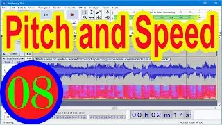 How To Audacity Pitch Level and Voice Speed Level Urdu/Hindi / Pitch Level and Speed Audio in Ada