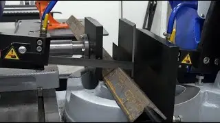 Ленточнопильный станок с гидроразгрукой PILOUS ARG200PLUS | Видео работы