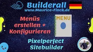 Builderall - Menüs erstellen - Deutsches Tutorial 2019