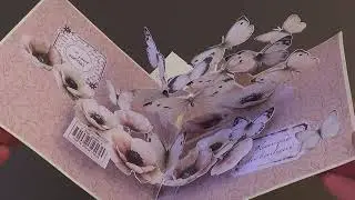 carte popup pour un mariage