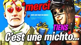 Cette fille MICHTO son copain pour nous OFFRIR des cadeaux sur Fortnite, Elle m'envoie son insta..
