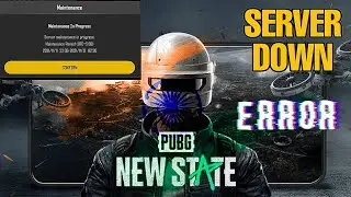 Pubg New State Unable to Connect to Server | Server Crash | Maintanence in Progress