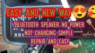 Bluetooth speaker no power and not charging