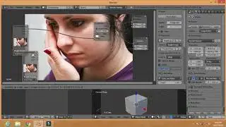 Blender tutorial: smooth a face in image (photo editing on blender)