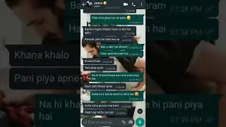 Cute Chat Conversation || periods pain 😭 || bf gf || Ziddi Ladki Caring Ladka