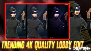 Free Fire Lobby Edit Tutorial For 4K Quality 🙀🔥 Best App For Recording and Earning 