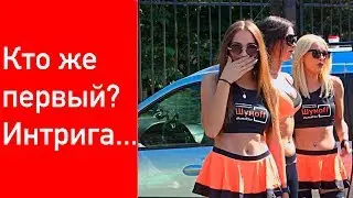 Girl, auto sound, rally-raids. Day 2. Saratov 2018. The great steppe.