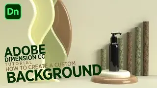 Adobe Dimension CC Tutorial | How to create a custom background