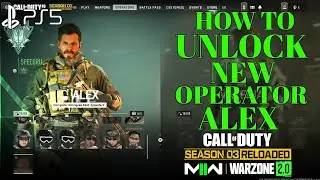 How to Get Alex MW2 Alex Operator | How to Unlock Alex MW2 |How to Get Alex Operator MW2 Alex Unlock