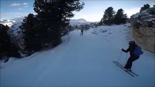 Pista Città dei Sassi, la pista blu che collega la Val Gardena al Passo Sella