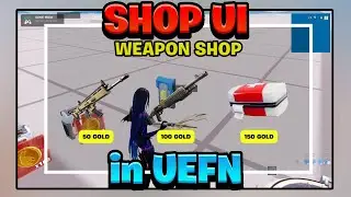How to create the EASIEST UI SHOP WIDGET in Fortnite Creative (UEFN)