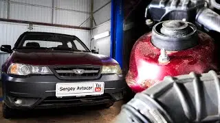 REPLACEMENT OF FRONT STRIP SUPPORTS OF DAEWOO NEXIA.