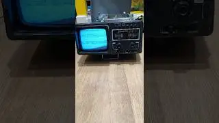 Powering on a vintage CRT television #shorts #nostalgia #retro #tv
