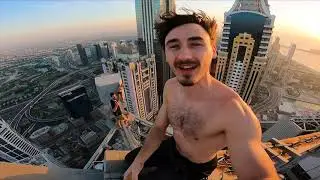 We ILLEGALLY CLIMBED a TOWER in DUBAI ft. @HitTheRoad (extreme infiltrations)