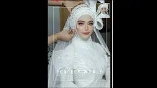 Bridal Hijab ll Arabian Bridal Hijab ll Malaysian Bridal Hijab 