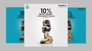 Facebook Ad - Ice cream Banner Design in Adobe Photoshop CC