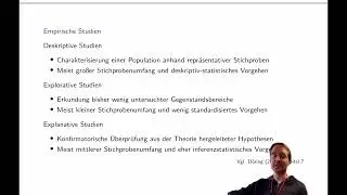(2) Psychologische Forschung