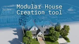 Creating a complex house with interior under 2.5 hours with my modular asset pack [ BLENDER ]