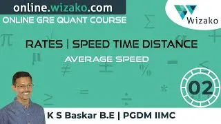 GRE® Rates Sample Question 2 | Average Speed - Speed Time Distance |  GRE Sample Question