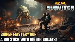 Big Fat Sniper Bullets! | Weapon Mastery M1000 Hazard 3 | Deep Rock Galactic Survivor 4k60