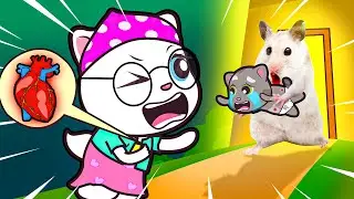 Angela! Say Goodbye! Hamster will take care of you, Tom baby