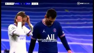 Luka Modric Clean Tackle On Messi vs PSG 👑🇭🇷 #lukamodric  #ageisjustanumber #halamadrid