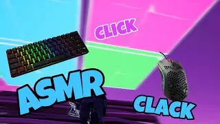 Chill Lofi Keyboard And Mouse Sounds Fortnite Free bulding 🤩  (Red Switches)