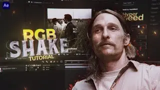 Smooth RGB twitch shake tutorial in After Effects (+Preset)