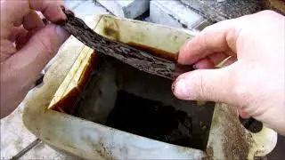 Отработка с водой в порогах. Что происходит.