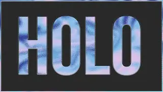 HOLOGRAPHIC FOIL TEXT EFFECT | PHOTOSHOP EFFECT | PHOTOSHOP TUTORIAL
