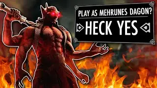 Skyrim But I SLOWLY BECOME MEHRUNES DAGON