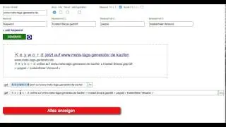 Meta Tag Generator - full width character