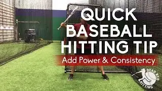 Quick Baseball Hitting Tip to Add Power & Consistency | Dead Red Hitting